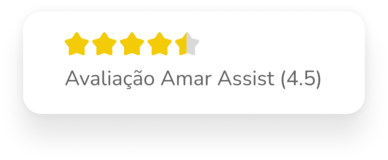 Avaliação Amar Assist 4.5 estrelas